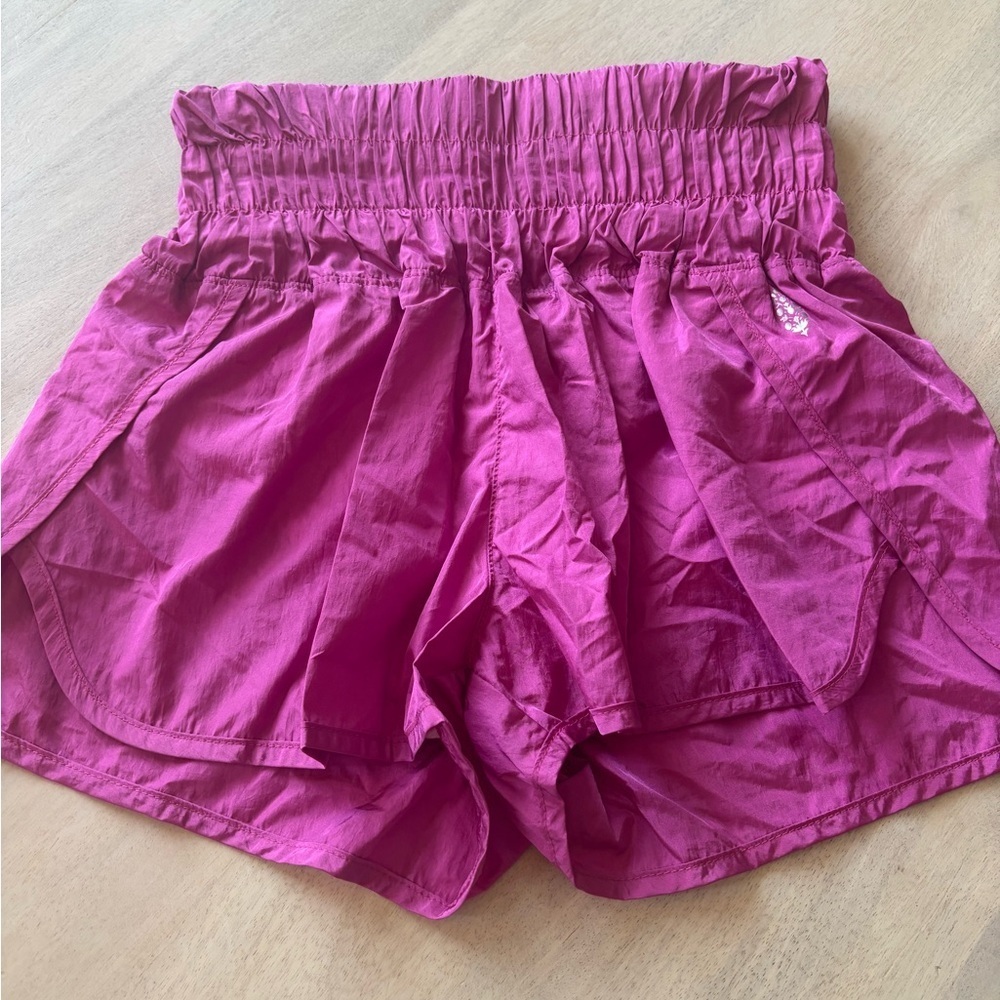Woman’s XS adorable Fuchsia High-Waisted athletic Shorts